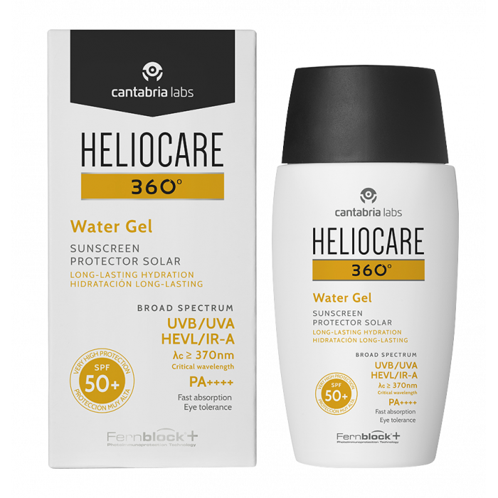 Сонцезахисний зволожуючий гель із SPF 50+ Heliocare 360 ​​Water Gel Cantabria Labs