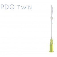 Подвійна мононитка Rainbow thread PDO twin 25G / 60 / 100mm