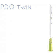 Подвійна мононитка Rainbow thread PDO twin 25G / 60 / 100mm