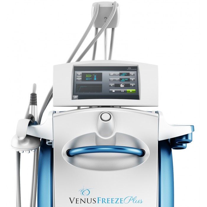 Аппарат Venus Freeze Plus с использованием мультиполярной RF энергии и магнитного поля для неинвазивного липолиза и подтяжки лица и тела от Venus Concept