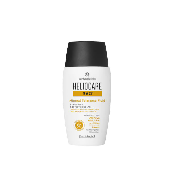 Cantabria Labs Heliocare 360 ​​Mineral Tolerance Fluid SPF 50 Сонцезахисний мінеральний крем-флюїд з SPF 50