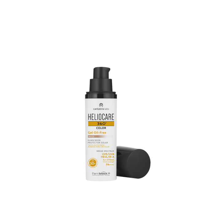 Тональний сонцезахисний гель з SPF 50+ бежевий Heliocare 360 ​​Color Gel Oil-Free Sunscreen SPF 50+ Beige