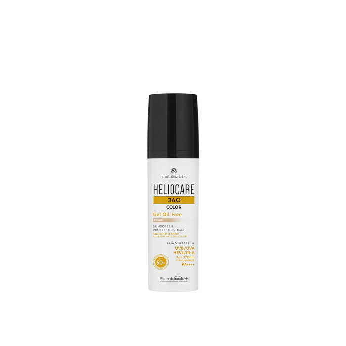 Тональний сонцезахисний гель з SPF 50+ перлинний Heliocare 360 ​​Color Gel Oil-Free Sunscreen SPF 50+ Pearl