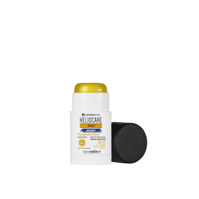 Сонцезахисний стік для занять спортом  Heliocare 360º Sport Transparent  Stick SPF50+ 