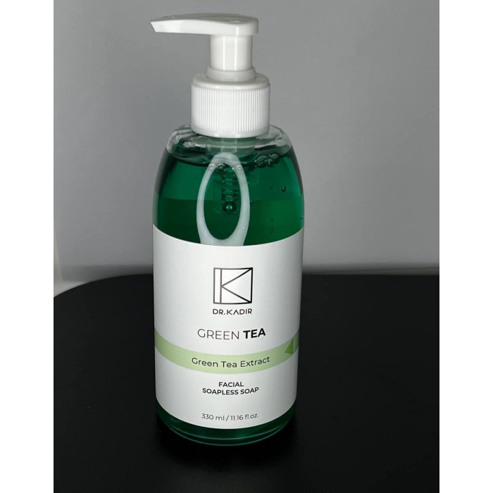 Dr. Kadir Cleaners and Tonic Green Tea Soapless Soap Гель для очищення шкіри обличчя та шиї Зелений чай