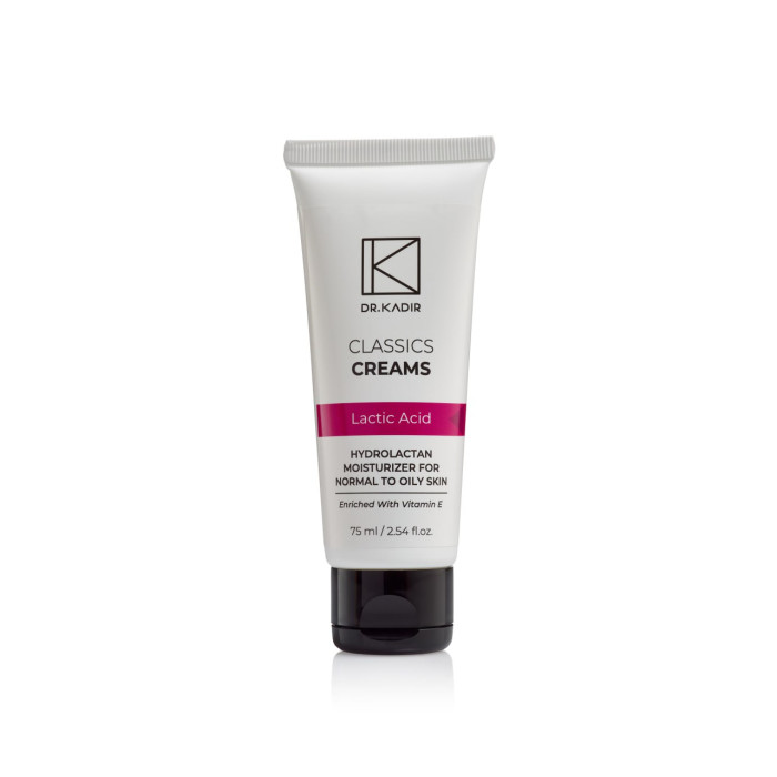 Dr. Kadir Hydrolactan Moisturizer for Normal and Oily Skin 75ml Зволожуючий крем для нормальної та жирної шкіри