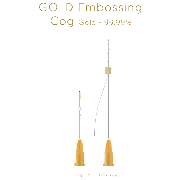 Rainbow thread Gold Embossing | Cog Gold - pdo нитка з чистого золота