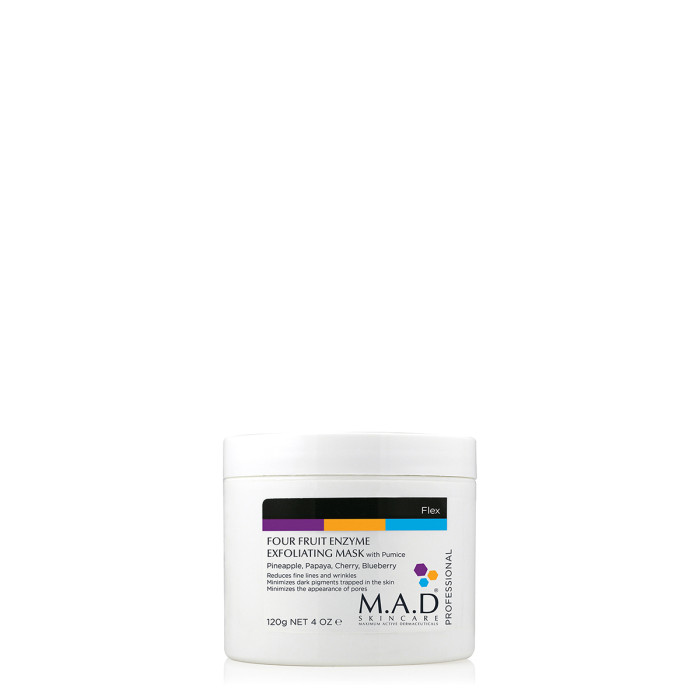 M.A.D Skincare Four Fruit Enzyme Exfoliating Mask \ Ензимна мультифруктова маска 120 г