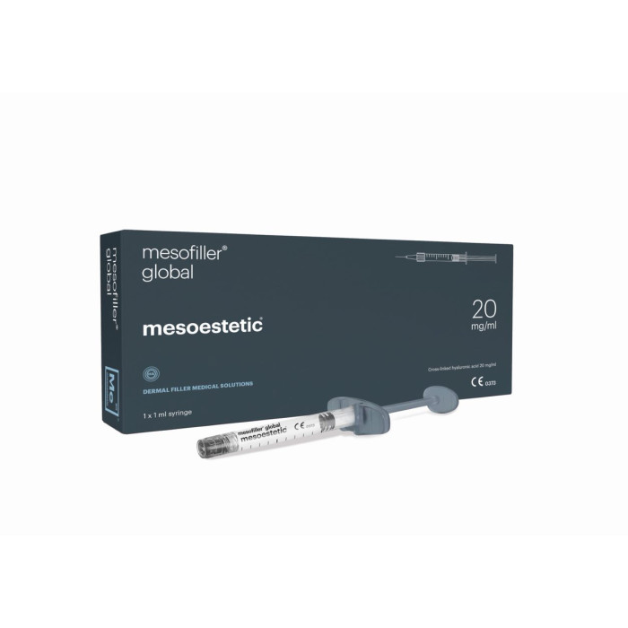 Дермальний філер mesofiller global для середніх зморшок та губ від Mesoestetic